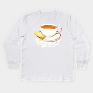 Cup of Tea Cuppa Kids Long Sleeve T-Shirt